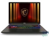 a laptop with a colorful logo on the screen