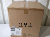 a box with a price tag on it sitting on a table