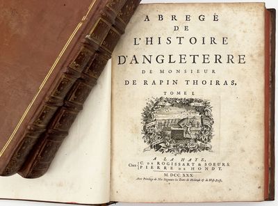 RAPIN DE THOYRAS (Paul de). ABRÉGÉ DE L'HISTOIRE D'ANGLETERRE. La Haye - Photo 1