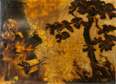 une image d'un tableau sur le mur d'un bâtiment