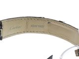 an image of a close up of a wrist watch with a leather band