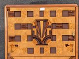 an art deco panel with a stylized design on it
