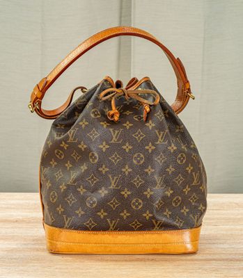 louis vuitton bucket bag monogram canvas and leather
