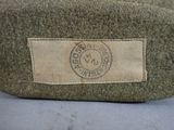 a close up of a bag with a label on it