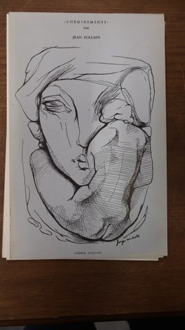 « Cheminements » par Jean Follain, poèmes missives, exemplaire 53...