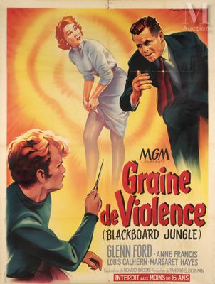 a poster for a movie starring a man and a woman with scissors
