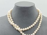 collier de perles à deux rangs avec fermoir en or
