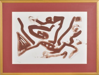 Bengt LINDSTROM (1925-2008) : Composition abstraite.