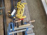 a lot of tools that are on a pallet