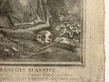 an old book with a drawing of a woman in a boat