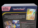 the box of the pokemon card game has a picture of a cat on it