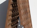 a piece of wood that has holes in it