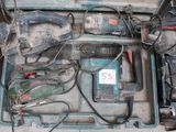 many tools in a case that are sitting on the floor