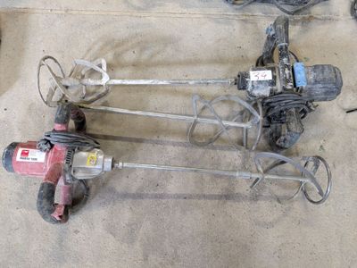 two tools that are sitting on the floor