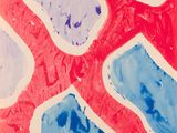 a picture of a picture of a red, blue and white pattern
