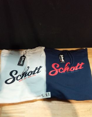 Lot de 2 sweats à capuche Schott Taille L