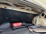 a red box in the trunk of a car