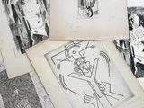 de nombreux dessins représentant des personnes sur les pages d'un livre