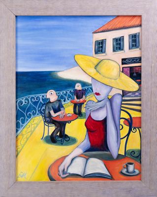 Pierre MATHEVON (né en 1981), "Comme si de rien", huile sur …