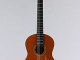 an acoustic guitar hanging from the ceiling