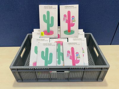 (X13) Porte photo + vide poche en forme de cactus - divers c…