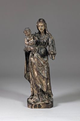 an image of a statue of a woman holding a child