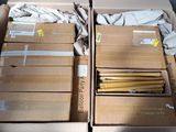 several cardboard boxes are stacked on top of each other in a box
