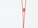 three lamps that are connected to a red wire