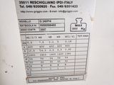 a label on the side of a refrigerator that says grigio spa