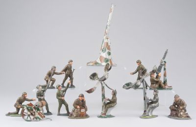 Lot De 11 Soldats Du Désert Quiralu