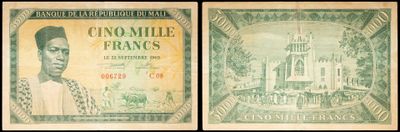 three different bills with a picture of a man on them