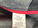 a close up of a label on a jacket