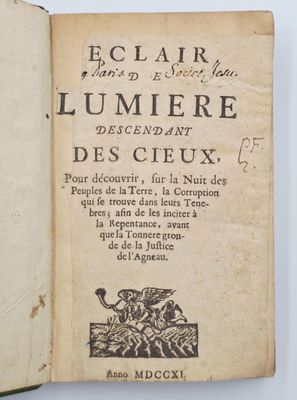 un livre ouvert sur lequel figure l'image d'un homme à cheval