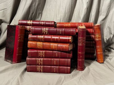 JOURNAL DU NOTARIAT, MATON, 21 livres de 1879 a 1936 (Bon ét…