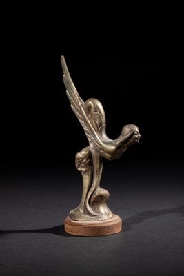 NAÏADE Signé BOFILL Mascotte automobile en bronze - circa 19…