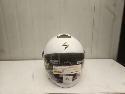 a helmet that is sitting on top of a table