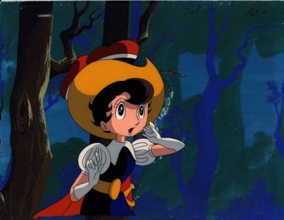 an image of a cartoon character with a hat and gloves