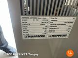 a close up of a sign on the side of a refrigerator