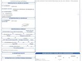 a document with a picture of a car registration form on it