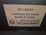 a close up of a label on a machine