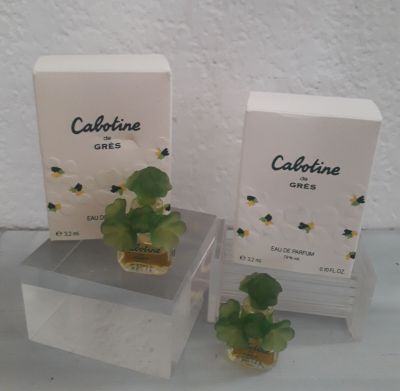 Cabotine de Gres lot de 2 miniatures edp 3,2ml (rare)