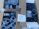 two boxes of different sizes and sizes of plastic parts