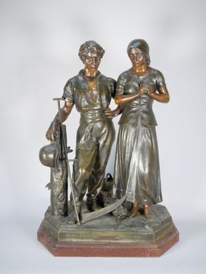 Julien CAUSSE (1869-1909) "L'Angélus"