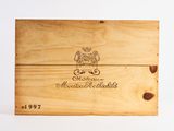 an image of a wooden box with a logo on it