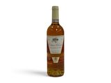la bouteille de vin est posée sur une surface blanche