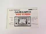 electronic game swatch wide screen manual for the nintendo game system