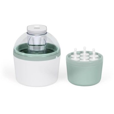 a close up of a blender and a cup on a white surface