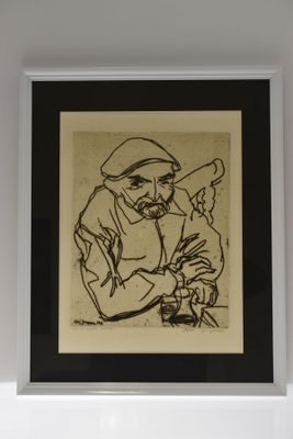 André JACQUEMIN (1904-1992), "Le vigneron Alsacien", eau-for…