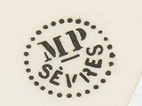 a picture of a stamp with the words mid service on it