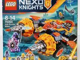 Le coffret Lego Nexo Knights est présenté dans sa boîte